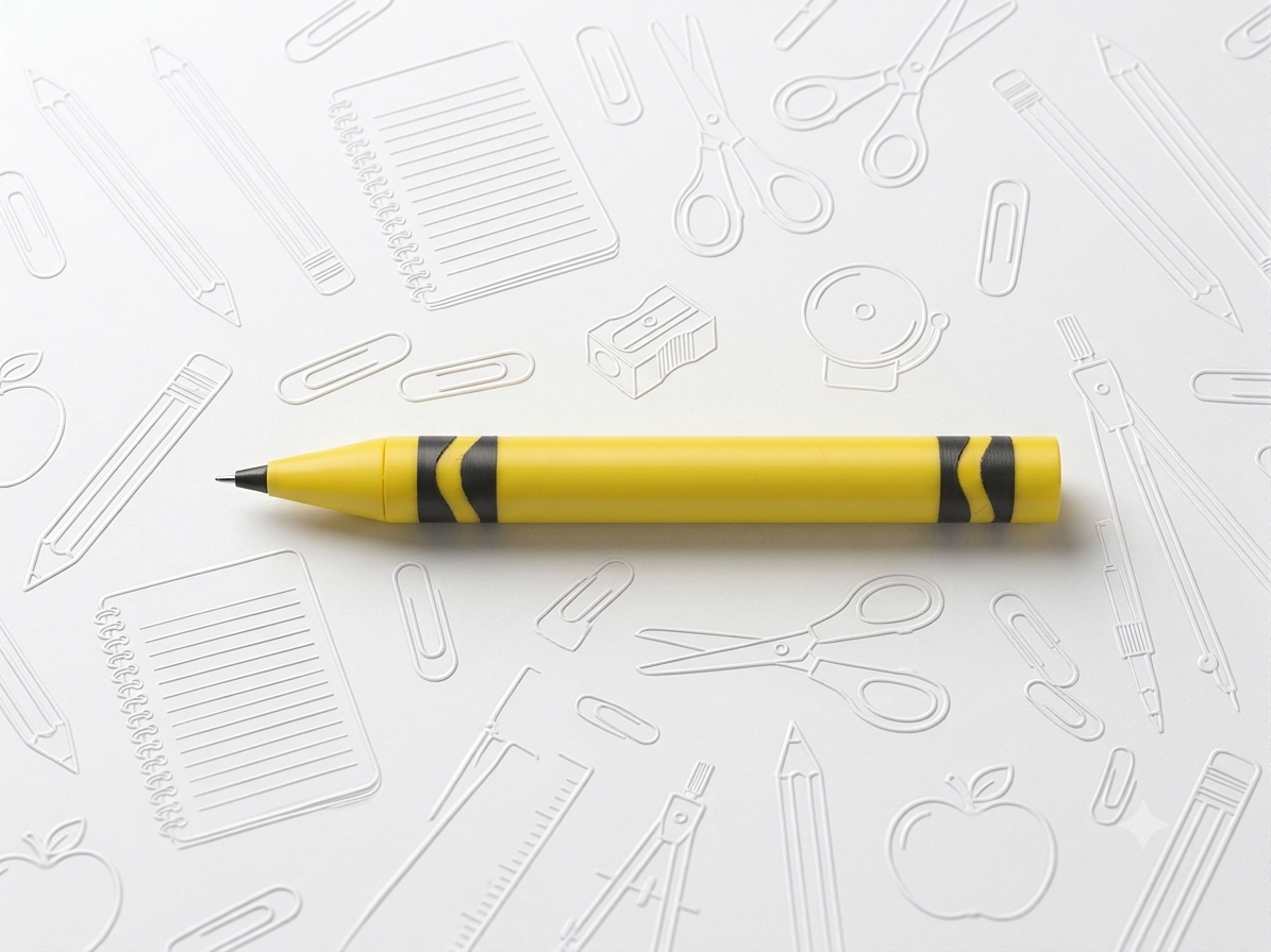 Porta Pluma Tipo Crayola Jumbo Punta Fina 0.7 Mm
